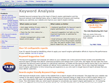 Tablet Screenshot of keyword-analysis.com